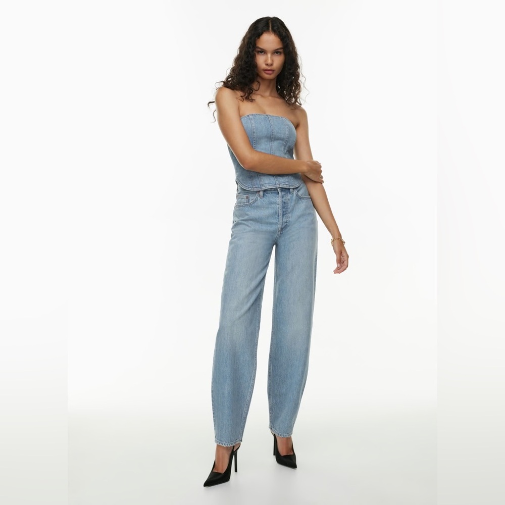 Denim Forum The '80s Jody Hi-Rise Baggy Taper Jean